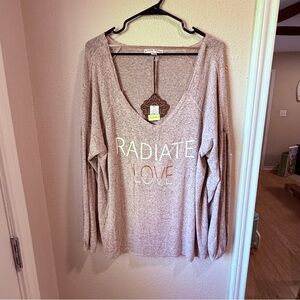 Knox Rose Mauve V-Neck Pullover